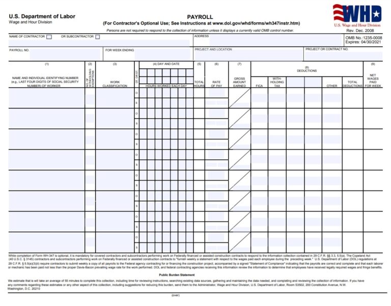 Payroll Certificate Templates | Free Payslip Templates