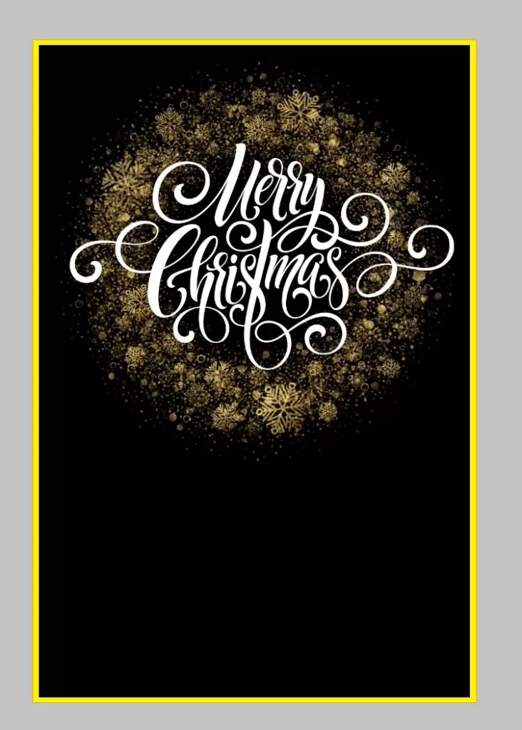 Printable Employee Christmas Card Template